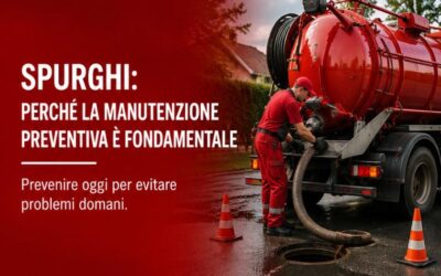 Spurghi: perché la manutenzione preventiva è fondamentale